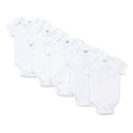 Little Me - 5 pack bodys blancos lisos m/corta - Kinder Guatemala - Body blanca m/c varios proveedores