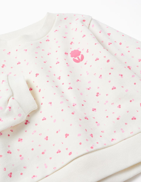 LS SWEATSHIRT FLEECE, BEIGE CLARO, 6/9M - Kinder Guatemala -