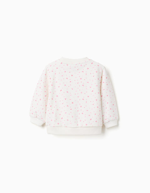 LS SWEATSHIRT FLEECE, BEIGE CLARO, 6/9M - Kinder Guatemala -