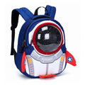 Mochila Wolfy con diseño de astronauta color azul - Kinder Guatemala - Mochilas