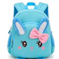 Mochila Wolfy con diseño de conejo color celeste - Kinder Guatemala - Mochilas