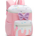 Mochila Wolfy con moña al frente color rosado - Kinder Guatemala - Mochilas