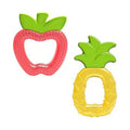 Mordedor relleno de agua, figuras piña y manzana 2 - pack - Kinder Guatemala - 
