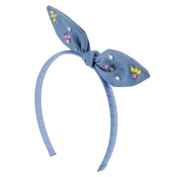 OSHKOSH - DIADEMA con moña rayada, UNA TALLA - Kinder Guatemala - 