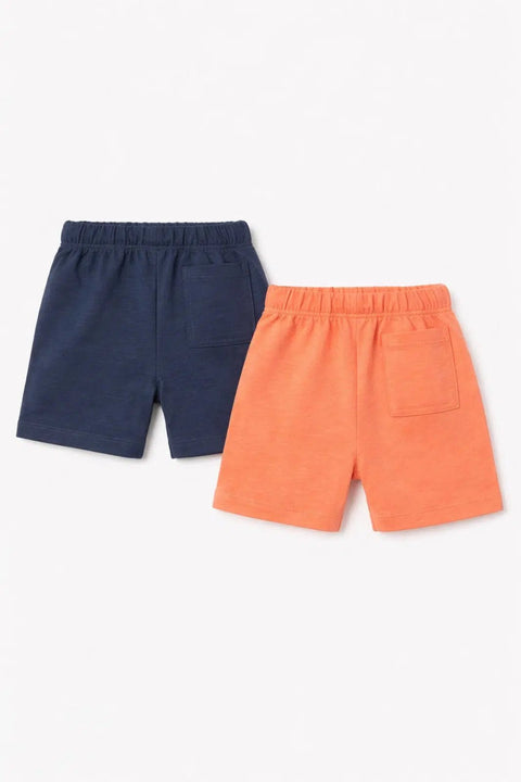 P2 SHORTS JERSEY, NARANJA OSCURO, 6/9M - Kinder Guatemala -