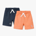 P2 SHORTS JERSEY, NARANJA OSCURO, 6/9M - Kinder Guatemala -