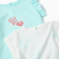 P2 TSHIRT SS JERSEY, AZUL CLARO, 12/18M - Kinder Guatemala -