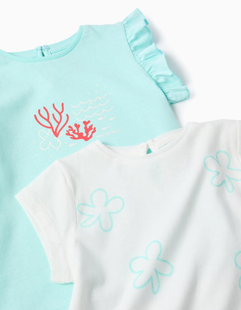 P2 TSHIRT SS JERSEY, AZUL CLARO, 12/18M - Kinder Guatemala -
