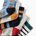 P5 CREW SOCKS, MEZCLA, 15/18 - Kinder Guatemala -