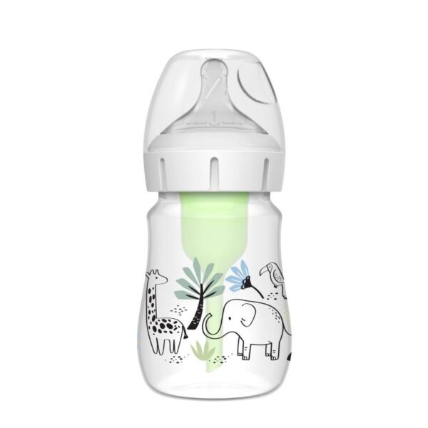 Pacha Dr. Browns Options PLUS 5oz Cuello Ancho Diseño Jungla, 1 - pack - Kinder Guatemala - 
