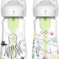 Pacha Options PLUS 9oz Cuello Ancho Diseño del Océano, 2 - pack - Kinder Guatemala - 