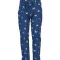 Pantalón Blue Seven con bolsas diseño de flores color azul para niña - Kinder Guatemala - pantalón de knit