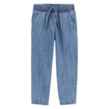 Pantalón Carters de lona bolsas y pita en la cintura azul niña - Kinder Guatemala - 