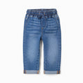 Pantalón Zippy de lona celeste con cintas - Kinder Guatemala -