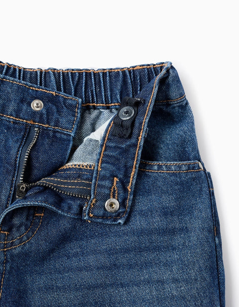 PANTS DENIM, DARK BLUE DENIM, 3/5 - Kinder Guatemala -