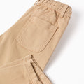 PANTS TWILL, BEIGE, 6/9M - Kinder Guatemala -