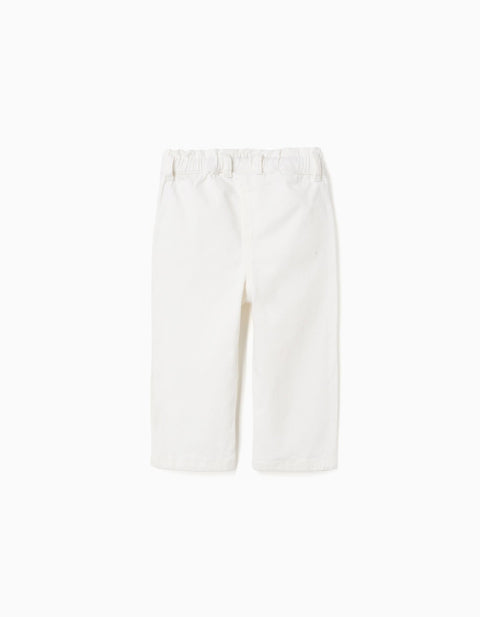 PANTS TWILL, BLANCO, 12/18M - Kinder Guatemala -