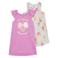 Paquete de 2 camisones Carters estampado helados rosado niña - Kinder Guatemala - 