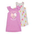 Paquete de 2 camisones Carters estampado helados rosado niña - Kinder Guatemala - 
