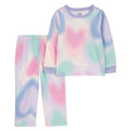 Pijama 2 piezas Carters pantalon y blusa manga larga diseño de Heart Space Dye para niña - Kinder Guatemala - Para dormir