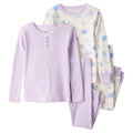 Pijama Carters 4 piezas:2 blusas manga larga y 2 pantalones estampados color BLANCO para niña - Kinder Guatemala - Pijamas