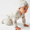 Pijama Carters con pies y zipper doble via, diseño de aves y gorro para niña - Kinder Guatemala - pijama básica