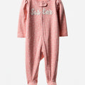 Pijama Carters con pies y zipper doble via, diseño de flores Little Sister color rosado para niña - Kinder Guatemala - pijama básica