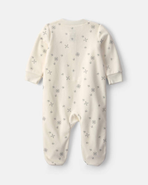 Pijama con Broches Glitter Carter's Poliéster marfil para niña - Kinder Guatemala - Para dormir