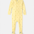 Pijama con pies Carter's de algodón estampado amarillo para niña - Kinder Guatemala - pijama de algodón