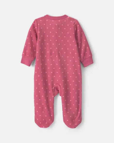Pijama de microfleece con broches Corazón Carter's - Kinder Guatemala - Para dormir