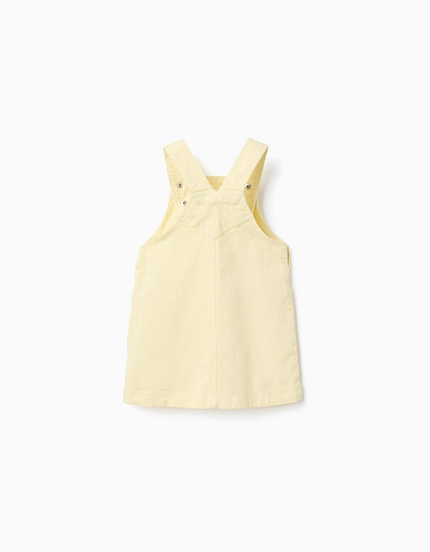 PINAFORE SKIRT TWI, LIGHT YELLOW, 12/18M - Kinder Guatemala -