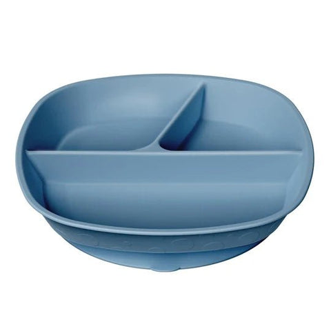 Plato Dividido con Ventosa Dr. Brown's, Azul - Kinder Guatemala -
