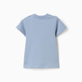 Playera Zippy celeste con estampado de oruga - Kinder Guatemala -
