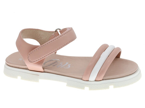 Sandalia Beppi, en piel sintética. Abrocha con velcro para calzar y ajustar fácilmente. Suela antideslizante de goma. - Kinder Guatemala - Sandalias