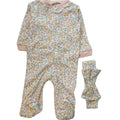 Set Chick Pea 2 piezas: pijama y accesorio para el cabello estampado floral multicolor para niña - Kinder Guatemala - pijama de algodón