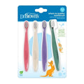 Set de 4 Cepillos Dentales para Niños Dr. Brown's - Kinder Guatemala -