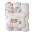 Set de 6 toallas para el baño Baby Gear rosadas niña - Kinder Guatemala - 