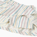 SET TSHIRT STRIPES, BLANCO, 12/18M - Kinder Guatemala -