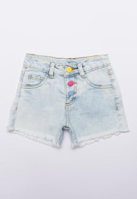 Short People celeste niña - Kinder Guatemala - Pantalones, shorts y mas