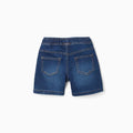 SHORTS DENIM, AZUL OSCURO, 6/9M - Kinder Guatemala -
