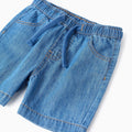 SHORTS LIGHT DENIM, AZUL, 6/9M - Kinder Guatemala -