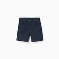 SHORTS TWILL, DARK BLUE, 6/9M - Kinder Guatemala -