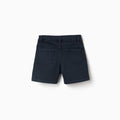 SHORTS TWILL, DARK BLUE, 6/9M - Kinder Guatemala -