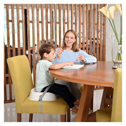 Silla alta para comer Prinsel 5 en 1, con diseño de estrellas color gris - Kinder Guatemala - 