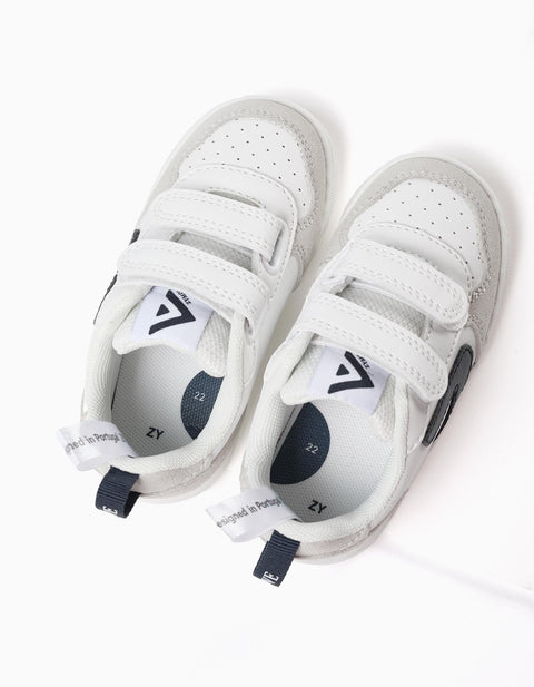 SNEAKER VELCRO, BLANCO, 19 - Kinder Guatemala -