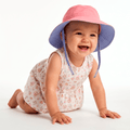 Sombrero de playa Carter´s reversible rojo y celeste para niña - Kinder Guatemala - Sombrero