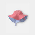 Sombrero de playa Carter´s reversible rojo y celeste para niña - Kinder Guatemala - Sombrero