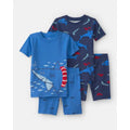 SP26 TB 4PC Cotton PJ Blue Sharks - Kinder Guatemala -