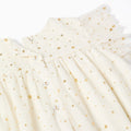 SS DRESS PLEATED, WHITE, 2/3 - Kinder Guatemala -