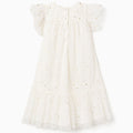 SS DRESS PLEATED, WHITE, 2/3 - Kinder Guatemala -
